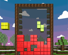 Speel Minecraft Tetris